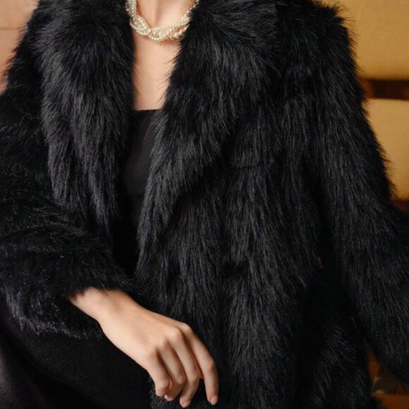 Faux Fur Coat - Picture 3 of 7